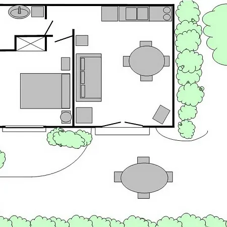 Apartment Rdc-villa_2pieces 35m2_domine La Plaine Entre Nimes_cevennes_mer Calvisson
